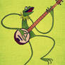 Kermit with a Banjo