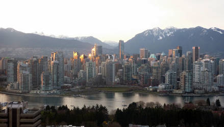 Sunset Vancouver Scape