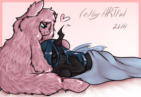 Chrysalis and Fluffle Puff