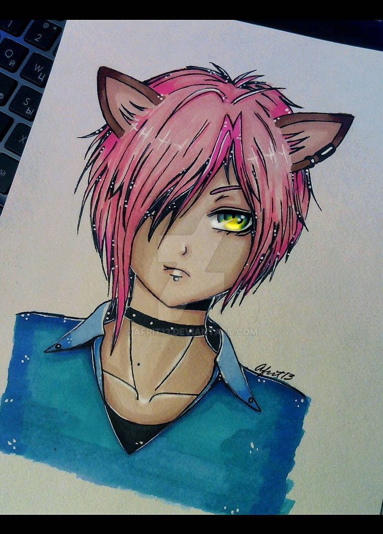 Cat OC by Afrit13 on DeviantArt