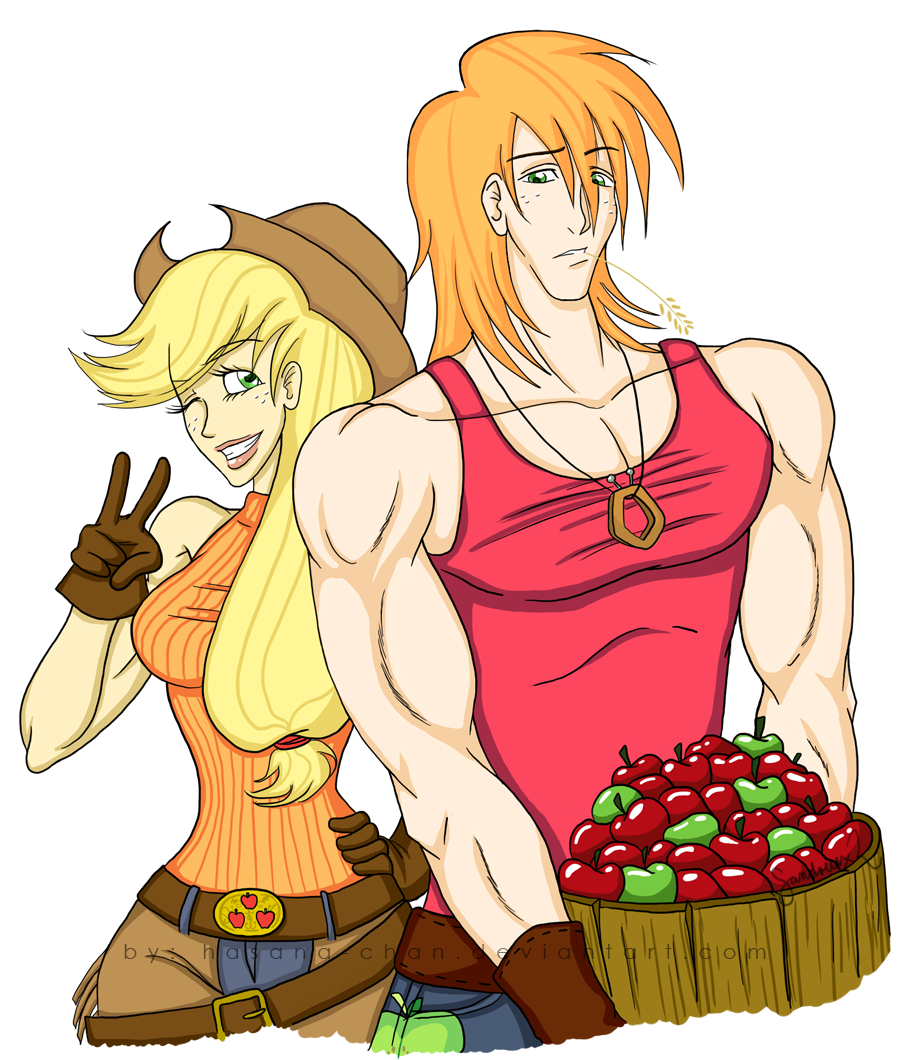 Big Mac n' Applejack -human-