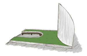 Rascunho da maquete - Jardim