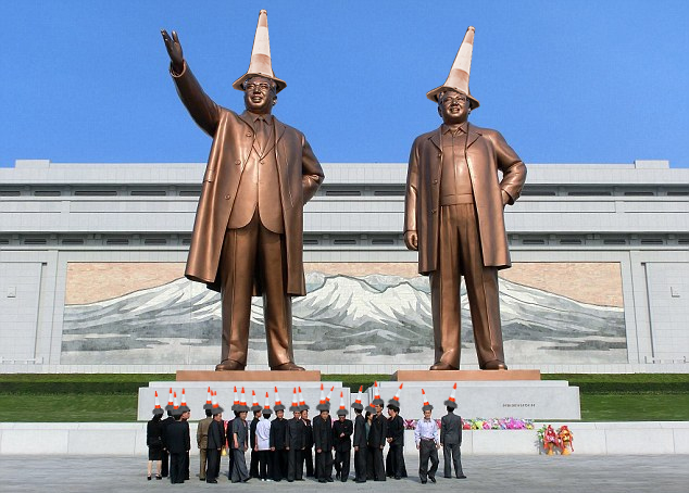 Cone Statue - North Korea