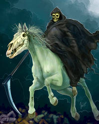 Horseman of the Apocalypse, commission, details 4