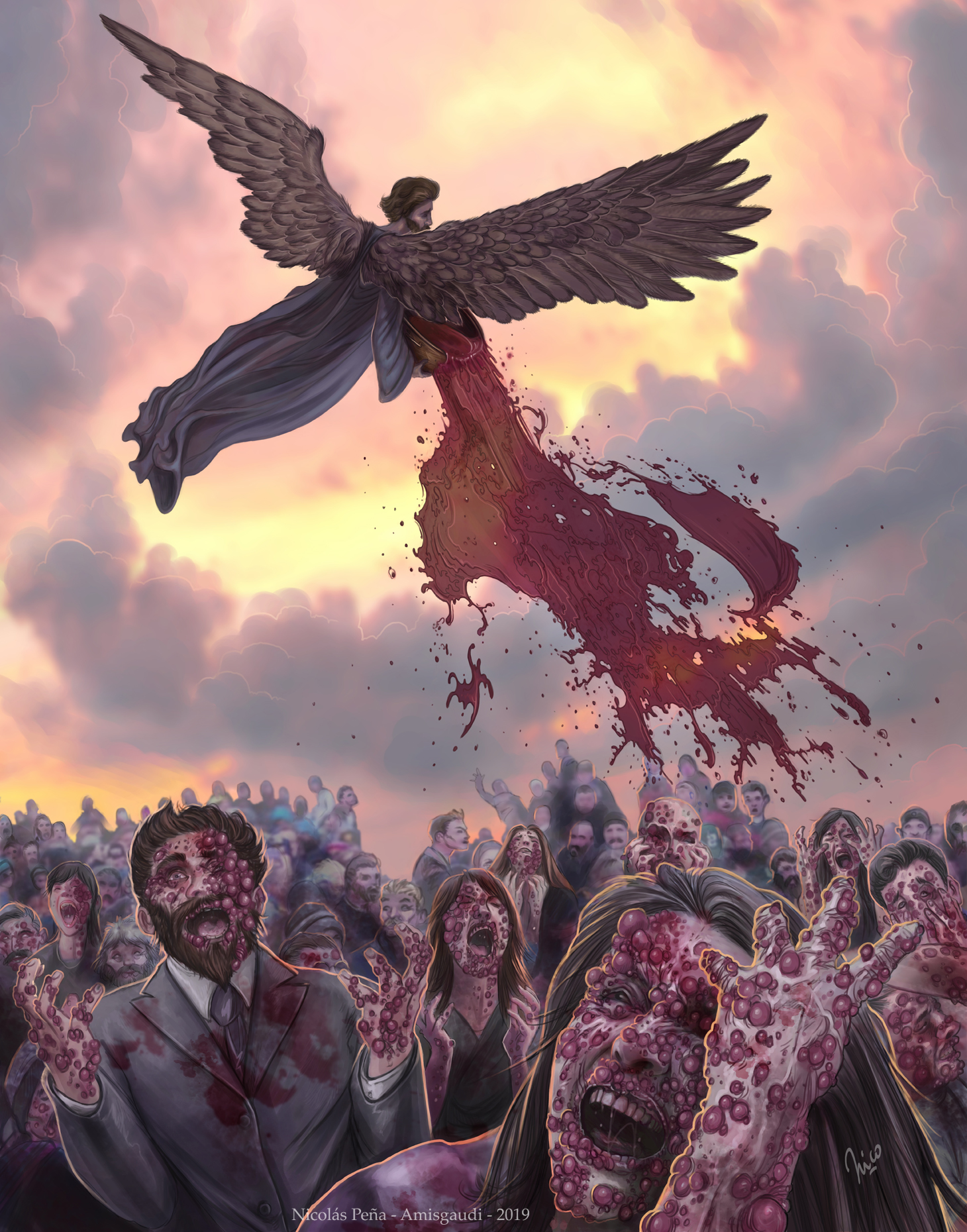 Revelation 16:2 Commission. by Amisgaudi on DeviantArt