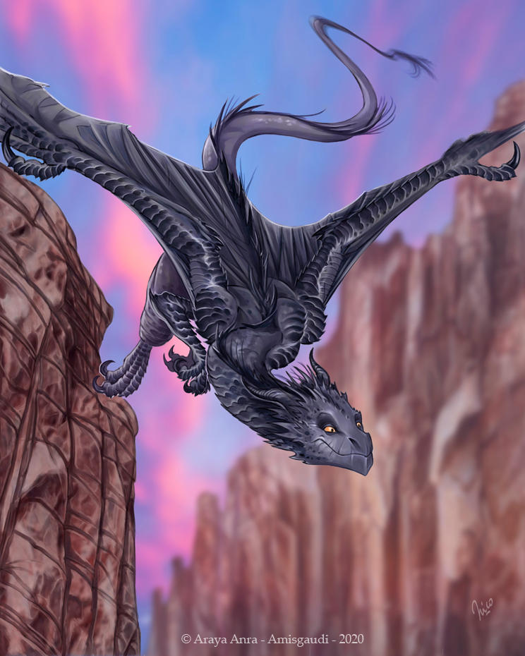 Silver Dragon #11 commission. by Amisgaudi on DeviantArt