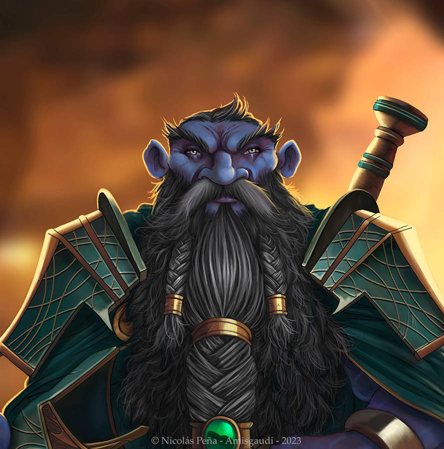 The Blue Dwarf,details. by Amisgaudi on DeviantArt
