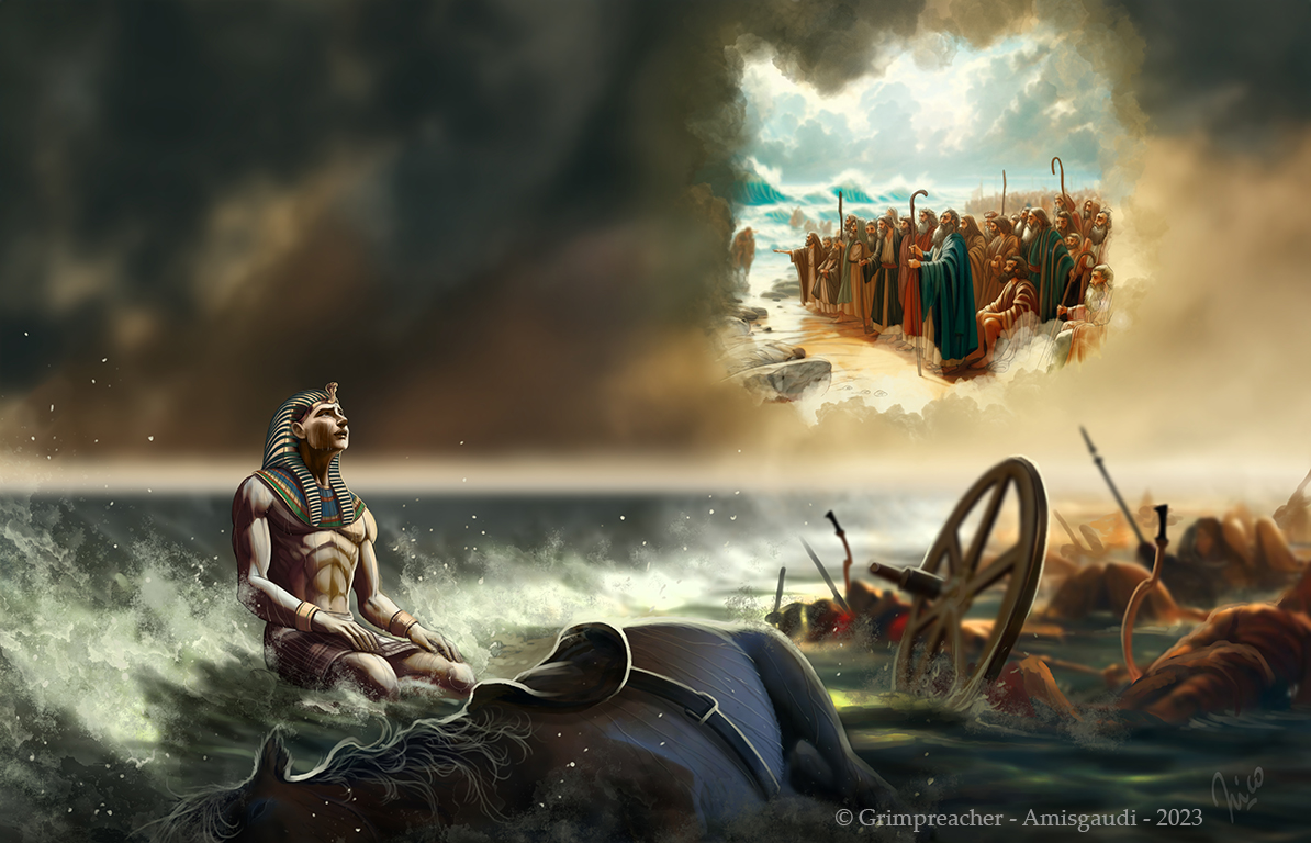 Moses Vs Ramses Ramses 2 and Moises,commission by Amisgaudi on DeviantArt