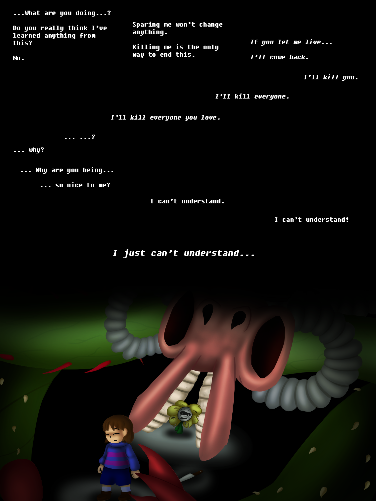Undertale Merdy UNDERTALE SPOILERS - Mercy (UPDATED!) by Ryusuta on DeviantArt