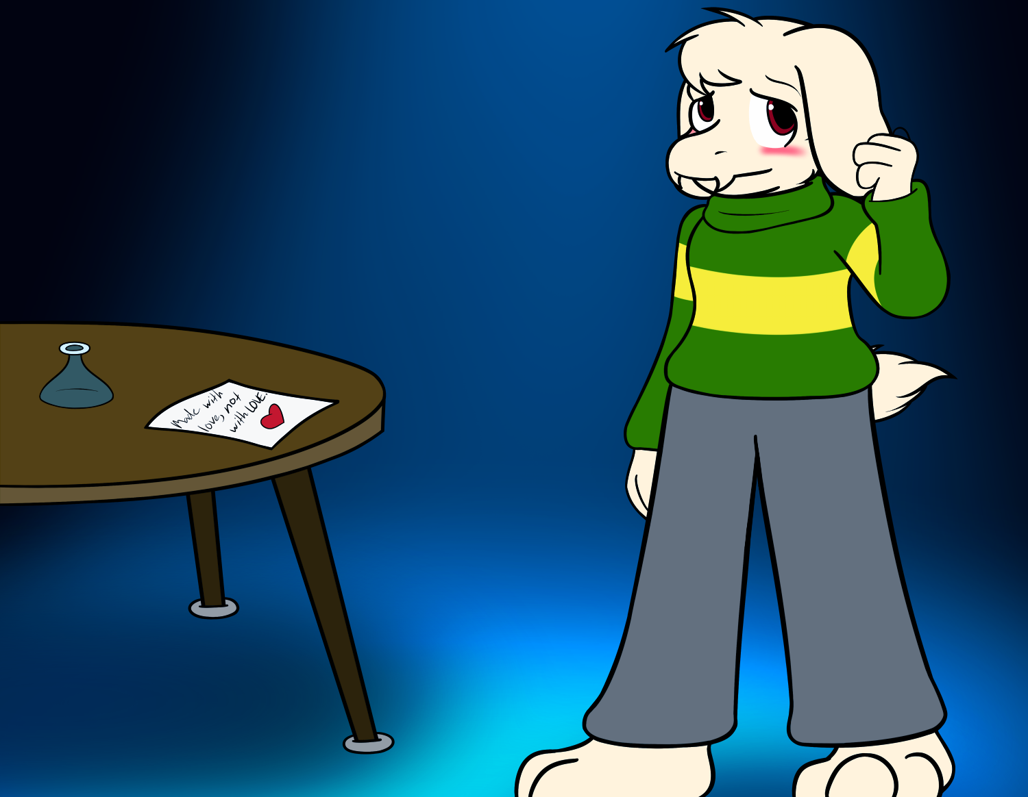 Undertale - Asriel by PacocaMaster on DeviantArt