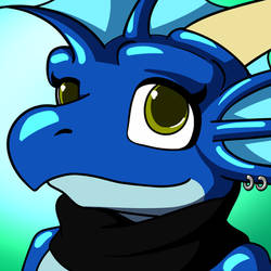 Commission: Keyra the Water Dragon Avatar