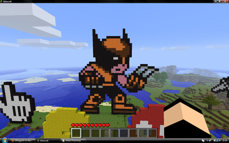 Wolverine Minecraft Maskless Minecraft - Wolverine by xXRoggieXx on DeviantArt