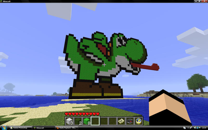 Minecraft Yoshi Rig Minecraft - Yoshi by xXRoggieXx on DeviantArt