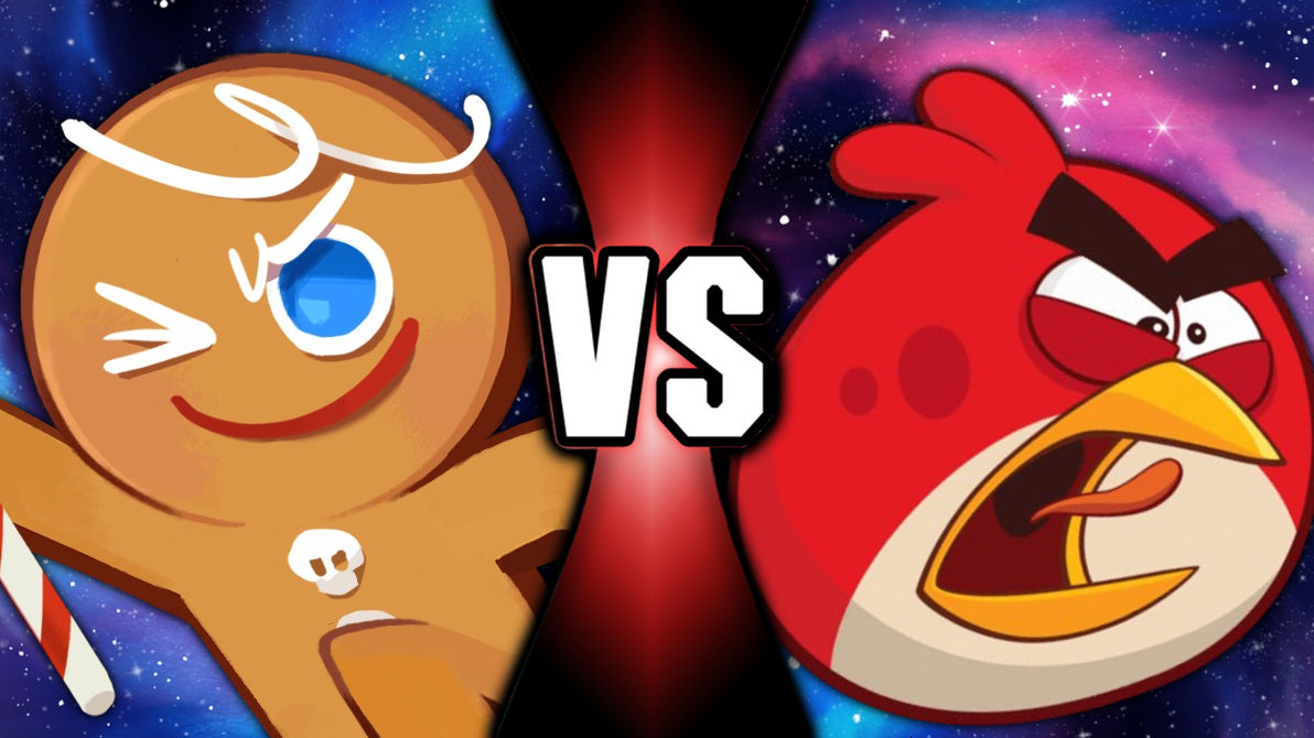 Gingerbrave vs. Red by BlankAtom on DeviantArt