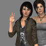 Lara and Samantha