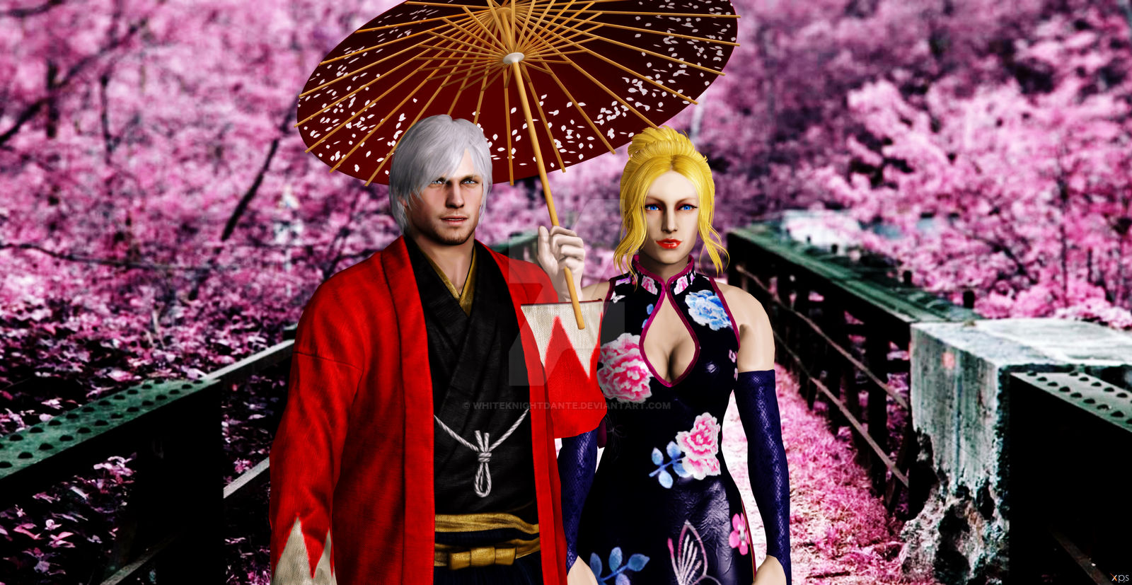 Dante And Trish In Japan