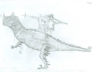 Armored Hybrid Theropod