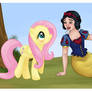 Fluttershy and Snow White