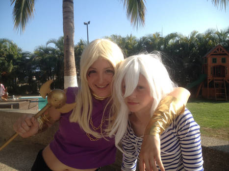 Marik and Bakura cosplay