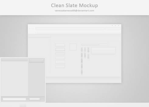 Clean Slate Mockup