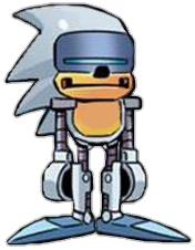 Silver Sonic Prototype (Archie Comics) render by Egg84 on DeviantArt