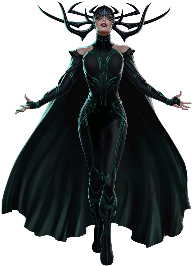 Hela (Marvel Puzzle Quest) render by Egg84 on DeviantArt