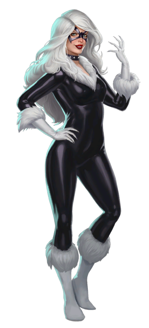 Black Cat (Marvel Puzzle Quest) render by Egg84 on DeviantArt