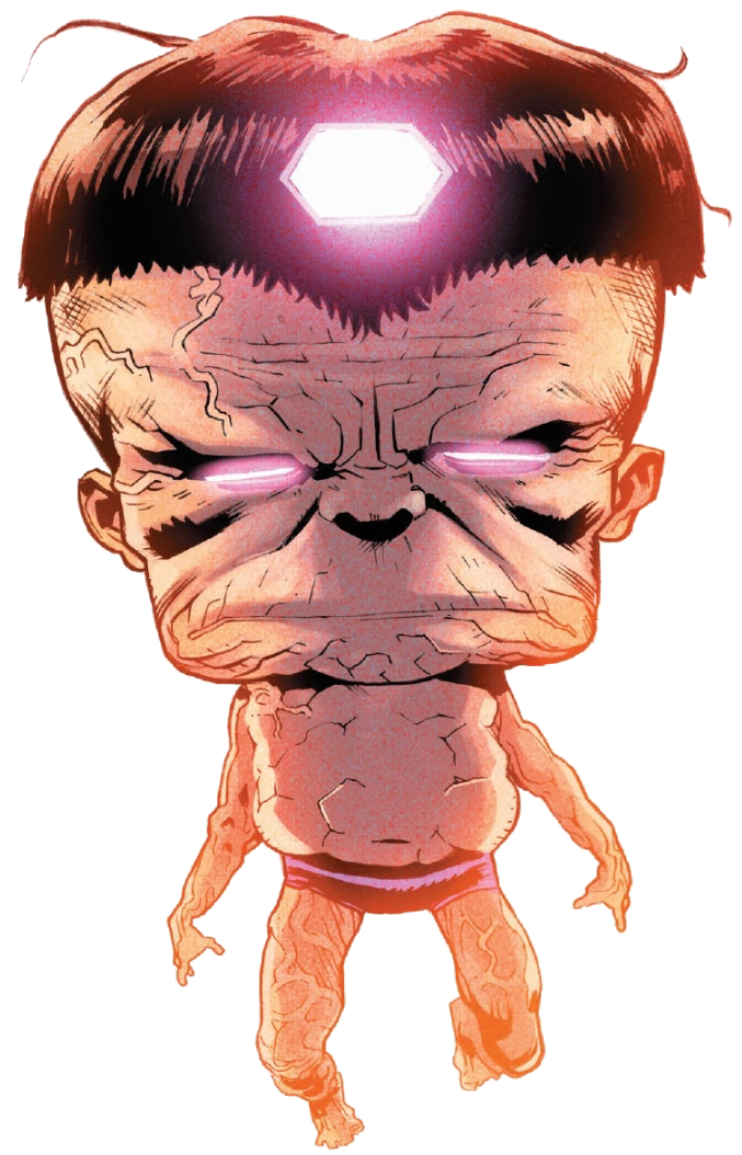 Modok without armor (Marvel Comics) render by Walter384 on DeviantArt