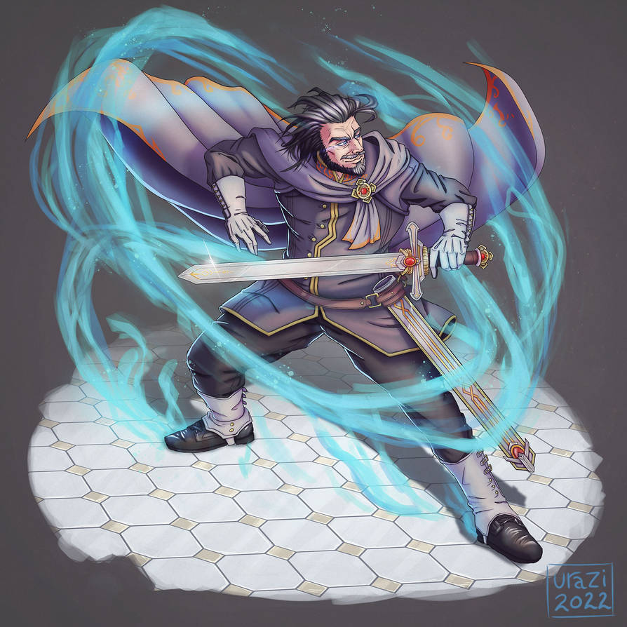 Knight Magic User Magic knight by UraziArt on DeviantArt