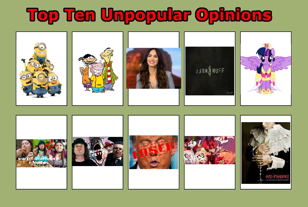 Top 10 Unpopular Opinions Meme By Shark Demon By Shark Demon On Deviantart Top 10 Unpopular Opinions Meme By Shark Demon By Shark Demon On Deviantart