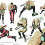 Sabeya action poses -COLOR