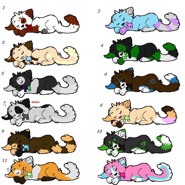 Adoptables 1