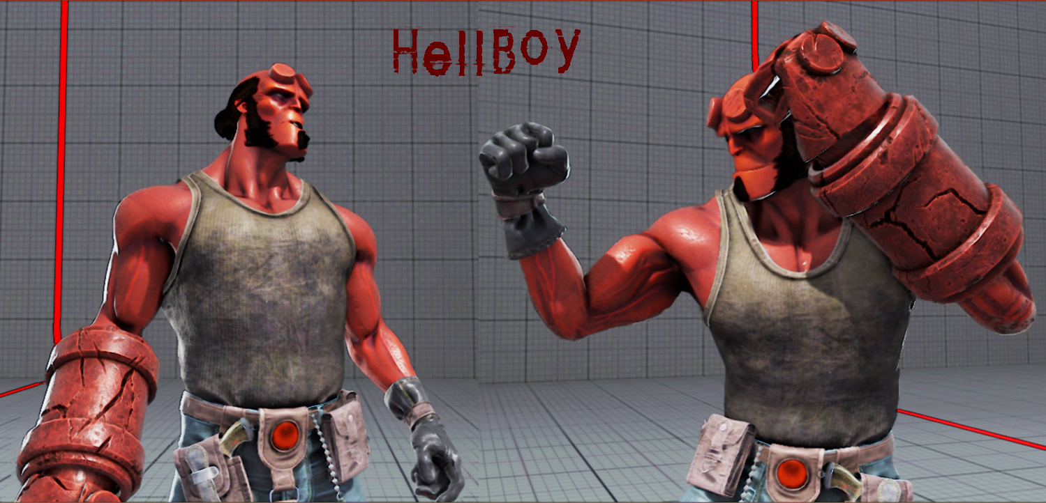 (SFV_Wip)HellBoy by Chem-pro94 on DeviantArt