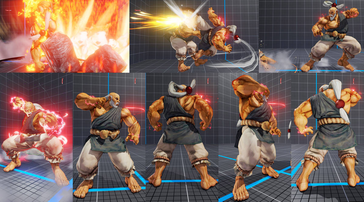 (SFV)Gouken 1P by Chem-pro94 on DeviantArt