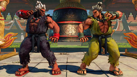 Zaki Izlan - Street Fighter V: Arcade Edition - Akuma Texture