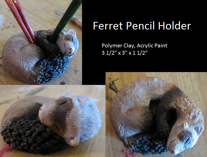 Ferret Pencil Holder