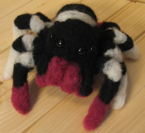 Jumping Spider Art Doll