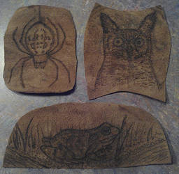 Leather Burned Patches Batch 1