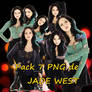 Pack 7 PNG de Jade West