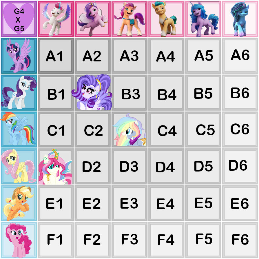 Mlp Values Chart OPEN- MLP NEXT GEN BREED CHART - MAIN SIX G4 x G5 by PrincessMoonSilver ...