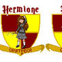 Harry and Hermione sprites