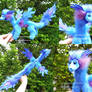 Gentle Blue Flame dragon doll