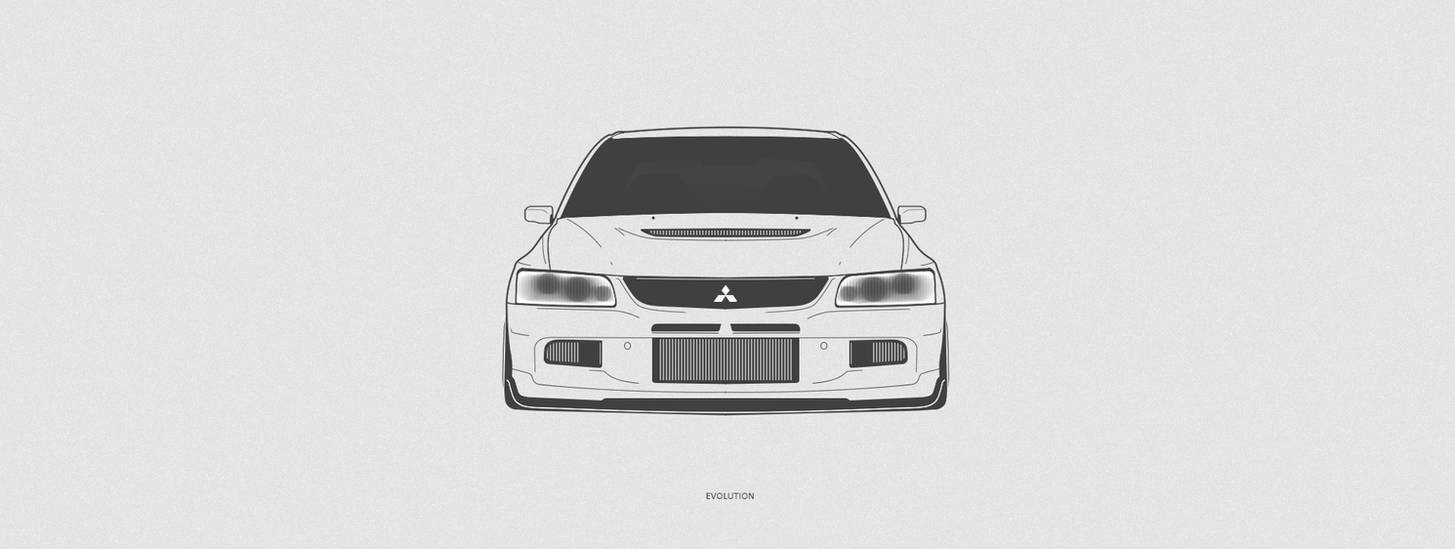 Evo Rear Drawing Basic Evo by AeroDesign94 on DeviantArt