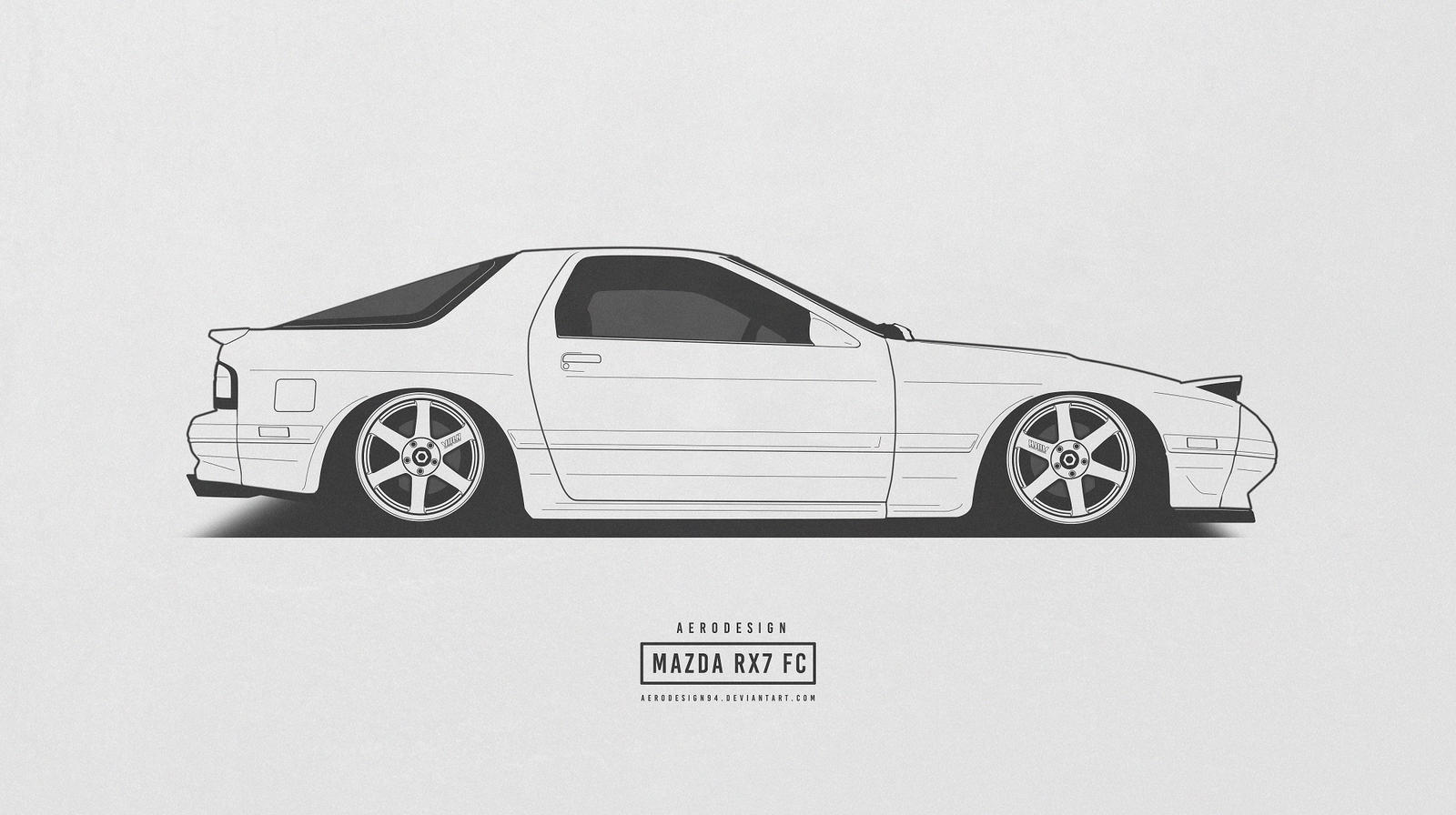 Cartoon Easy Rx7 Mazda RX 7 FC by AeroDesign94 on DeviantArt