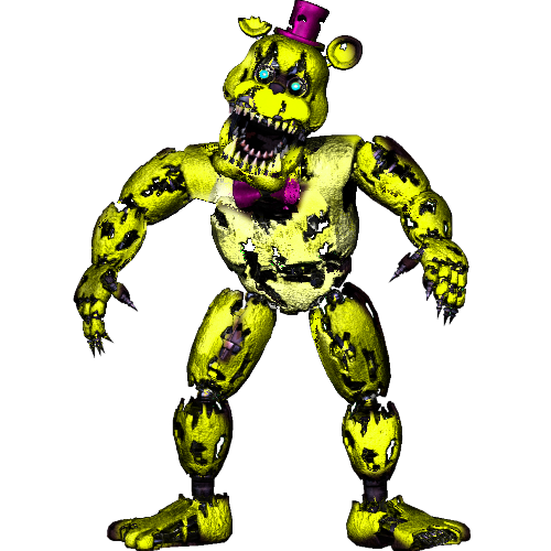 Mr. N.T and Golden Freddy vs Nightmare Fredbear by GreenGreen11 on  DeviantArt