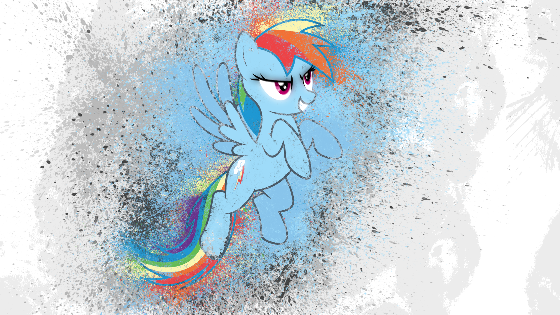 Rainbow Dash Splatter