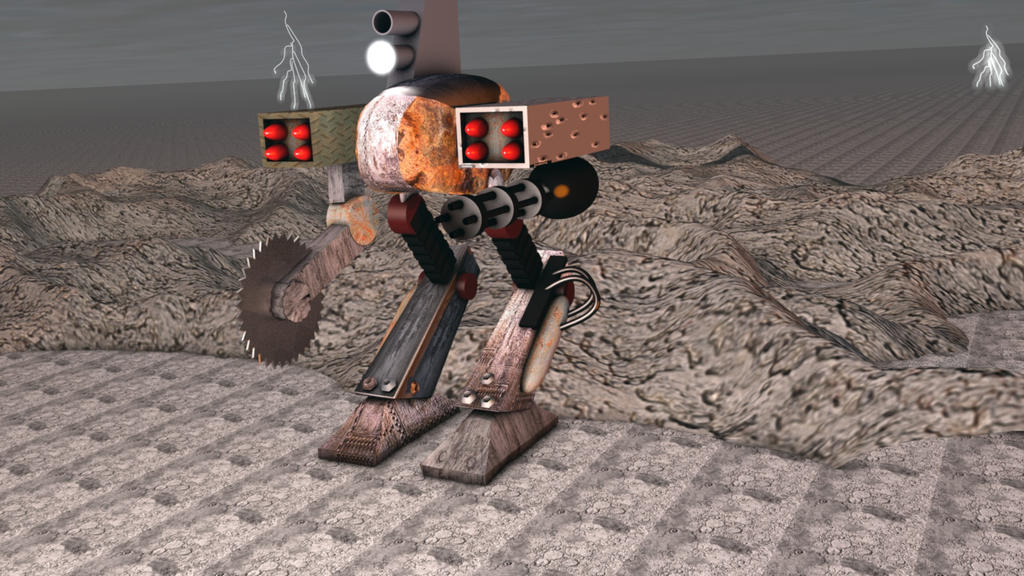scrap Robot 3 by Cortex2Art on DeviantArt