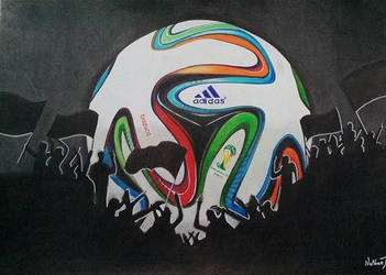 World Cup Brasil 2014 Pintura com lapis de cor