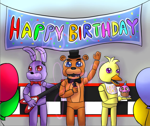 Five Nights at Freddy's - Happy Birthday! by Joicejam7537 on DeviantArt
