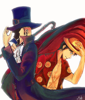 Sabo and Luffy